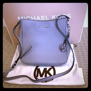 Authentic Michael Kors gray crossbody bag